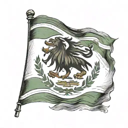 Kurdistan flag tattoo design idea