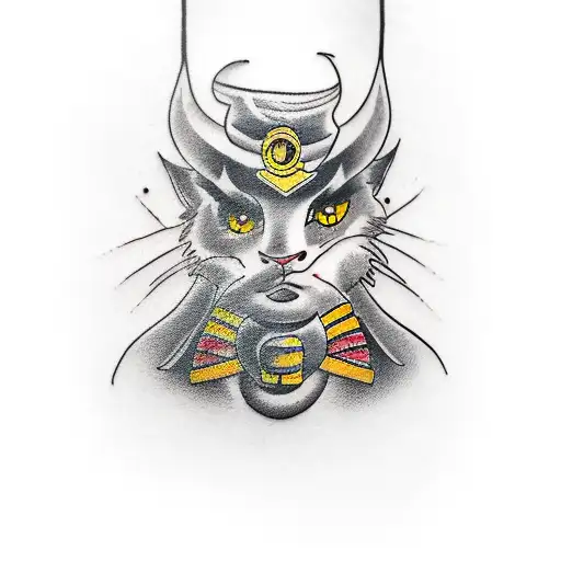 A detailed portrait of Choso showcasing his unique curse technique tattoo design idea