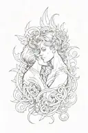 lgbt finally free tattoo design idea