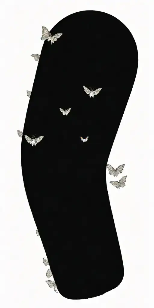 skull flora lace moon moths Mandela style tattoo tattoo design idea