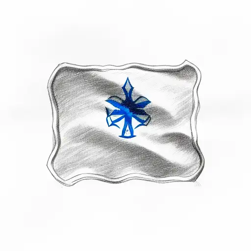 Guam Flag tattoo design idea