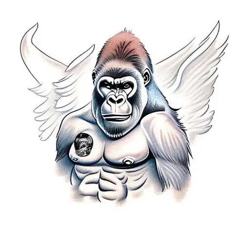 Silverback Gorilla by Tony Adamson: TattooNOW