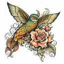 Hedonism tattoo design idea