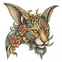 Hedonism tattoo design idea