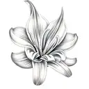 Easter Lily tattoo design idea