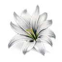 Easter Lily tattoo design idea