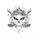 And a word to the wise when the fire dies you think its over but it just began tattoo design idea