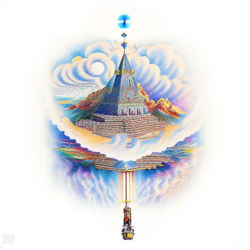 Stairway To Heaven, Russia Orthodox tattoo design idea