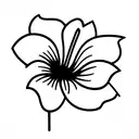 Flower tattoo design idea