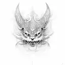 vajra ancient tattoo design idea