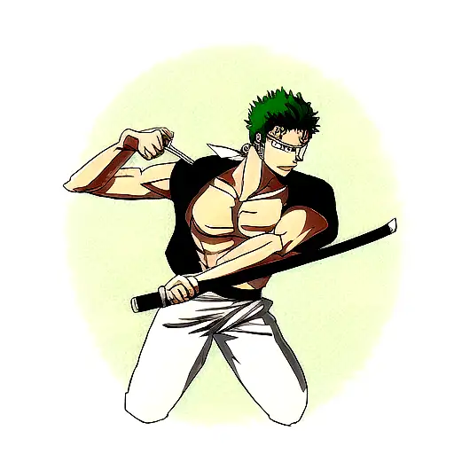 roronoa zoro  tattoo design idea