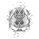 cahors malbec wine tattoo design idea