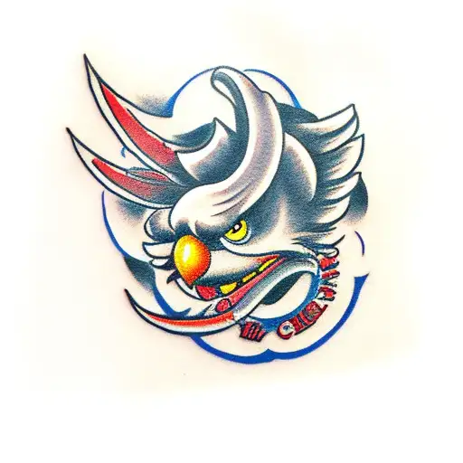 elmo tattoo design idea