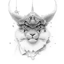 opposom tattoo design idea