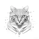 opposom tattoo design idea
