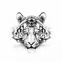 tiger multiple heads tattoo design idea