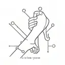 i like you just a little bit binary tattoo design idea