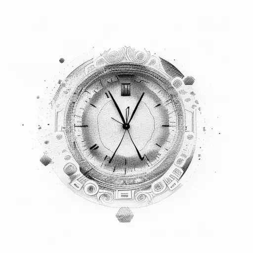 time consistency commitment discipline  tattoo design idea