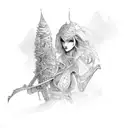 skating  tattoo design idea