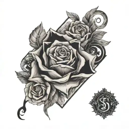 tattoo inspired by the seventeen song "shadow" tattoo design idea