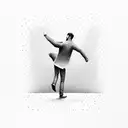 man dancing in the rain tattoo design idea