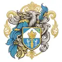 Make a mix between the Ukrainian emblem and the United States emblem as a tattoo  tattoo design idea