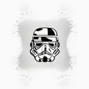 Stormtrooper sugar skull tattoo design idea