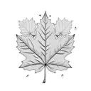 Maple Leaf tattoo design idea
