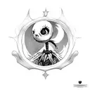 the nightmare before christmas tattoo design idea