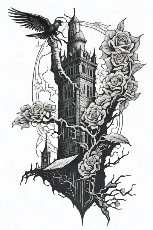 dark tower by stephen king's dark tower tattoo design idea