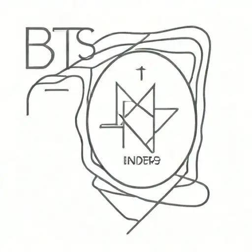 BTS logo tattoo design idea