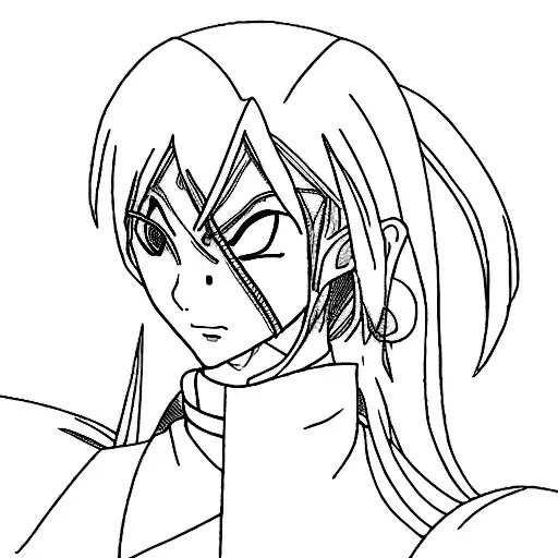 Konan using her paper jutsu tattoo design idea