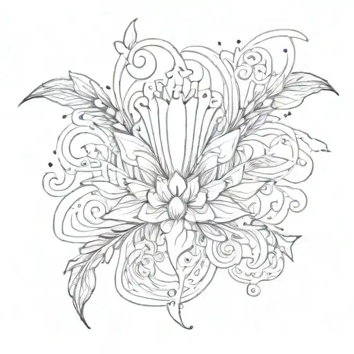 how lucky are we spine tattoo with dainty details  tattoo design idea