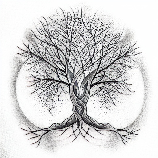 Tree of Life tattoo design idea