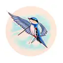 Swallow Bird tattoo design idea