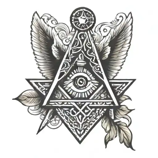 Freemason tattoo design idea