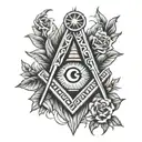 Freemason tattoo design idea