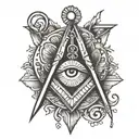 Freemason tattoo design idea