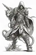 assassin's creed, Zelda, master chief, Goku, dragon, full metal alchemist  tattoo design idea