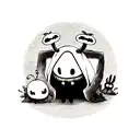 hollow knight  tattoo design idea