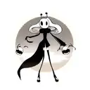 hollow knight  tattoo design idea