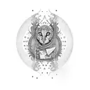 Money & Time tattoo design idea