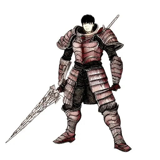 Berserk Guts Armor tattoo design idea