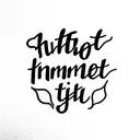 Mango with the word humble tattoo design idea