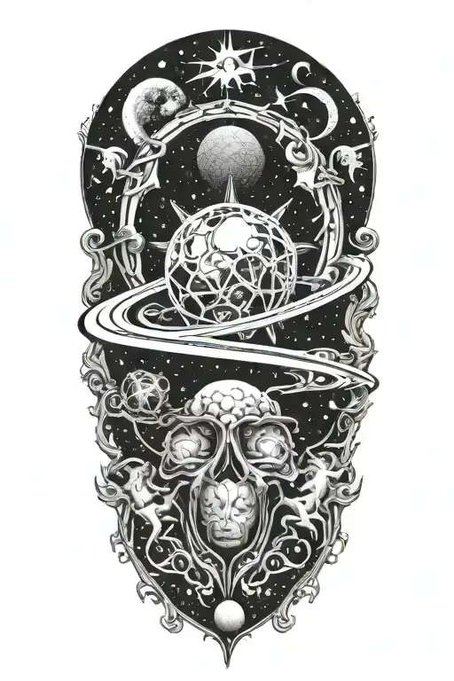 per aspera ad astra tattoo design idea