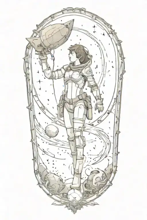 per aspera ad astra tattoo design idea