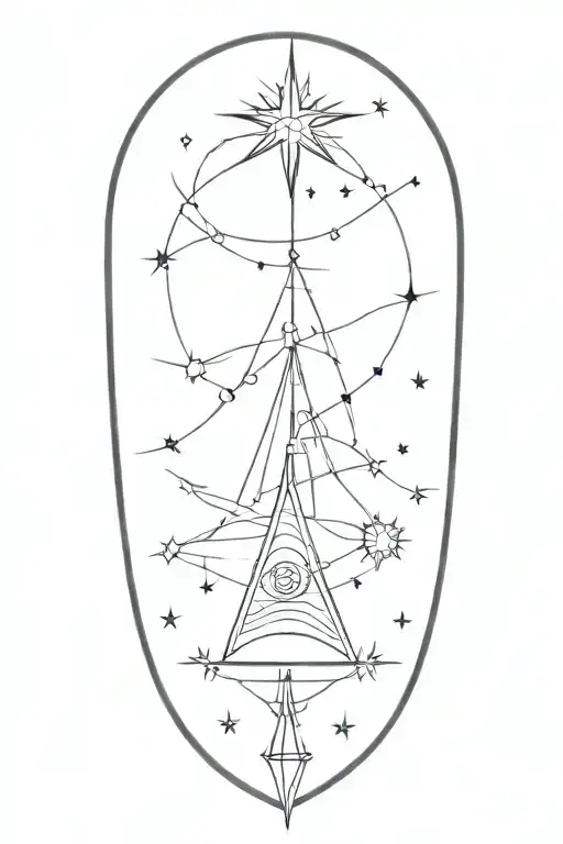 per aspera ad astra tattoo design idea