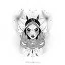 fada plus size tattoo design idea