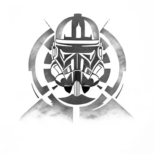 half sleeve star wars stormtrooper darth maul emperor boba fett tattoo design idea