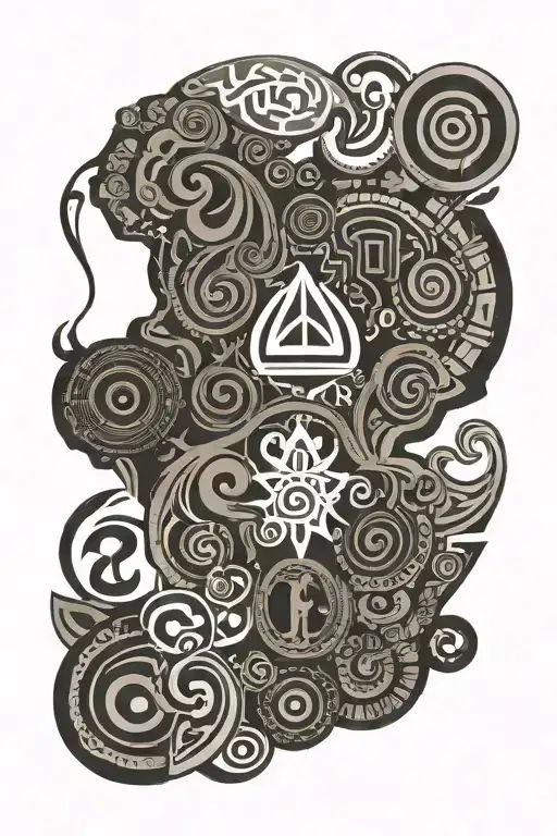 Africa Ghana adinkra Akan Ashanti tattoo design idea